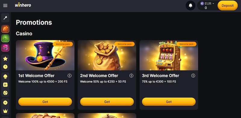 Winhero app - Winhero Deutschland: Die besten Promotions, Boni und Freispiele für dich